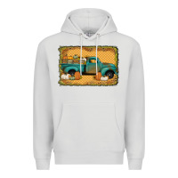 Dove Grey pumpkin farm truck Premium Hoodie - Jasminsmagicworld
