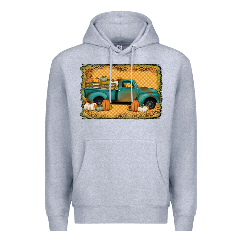 Pumpkin Farm Truck Premium Hoodie by Jasminsmagicworld | Teevron