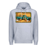 Heather Grey pumpkin farm truck Premium Hoodie - Jasminsmagicworld