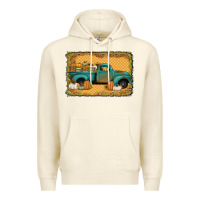 Sandshell pumpkin farm truck Premium Hoodie - Jasminsmagicworld