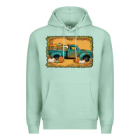 Seafoam pumpkin farm truck Premium Hoodie - Jasminsmagicworld