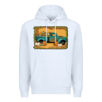 White pumpkin farm truck Premium Hoodie - Jasminsmagicworld