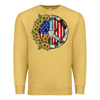 Antique Gold Peace sign Premium Sweatshirt - JahusDesignShop