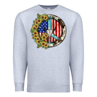 Heather Grey Peace sign Premium Sweatshirt - JahusDesignShop
