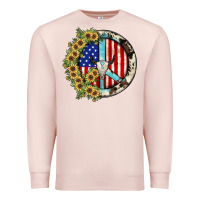 Pale Pink Peace sign Premium Sweatshirt - JahusDesignShop