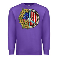 Purple Peace sign Premium Sweatshirt - JahusDesignShop