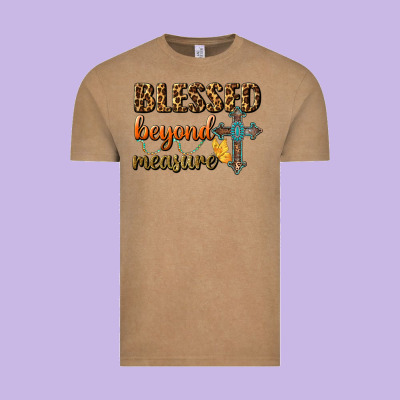 Blessed Beyond Measure Vintage Tee Designed By Bundleandbundleshop