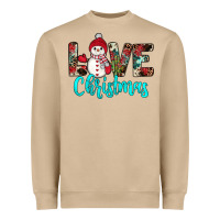 Mushroom love christmas snowman Heavyweight Sweatshirt - JahusDesignShop
