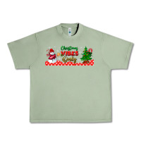 Oil Green christmas vibes only libbey glass Urban Heavy Tee - BundleAndBundleShop
