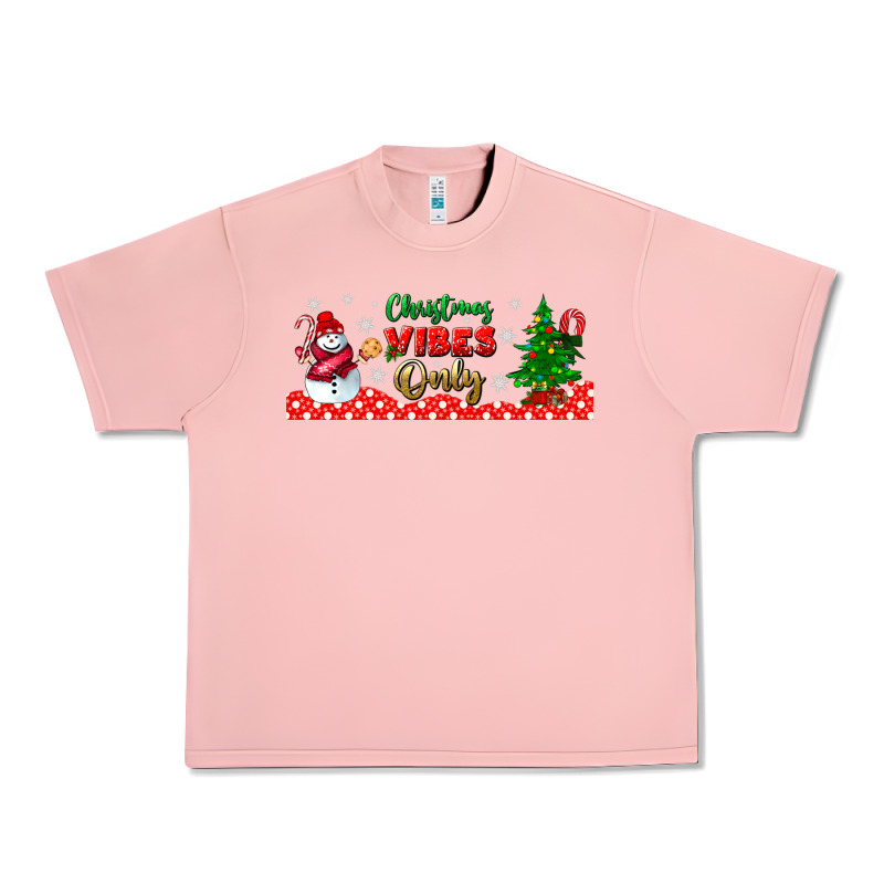 Christmas Vibes Only Libbey Glass Urban Heavy Tee by BundleAndBundleShop | Teevron
