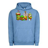Pigment Pebble Blue juneteenth coffee Urban Hoodie - Jasminsmagicworld