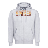 Heather Grey i have spoken Zipper Hoodie - baoMotion