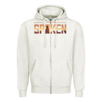 Oatmeal Heather i have spoken Zipper Hoodie - baoMotion