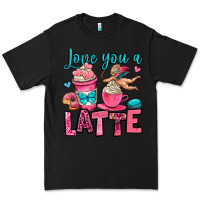Black love you a latte Premium Tee - OliviaCreatesArt