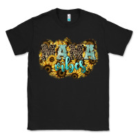 Black Mama vibes leopard mother's day Classic Tee - HowdyJamesFarm