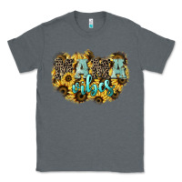 Charcoal Heather Mama vibes leopard mother's day Classic Tee - HowdyJamesFarm