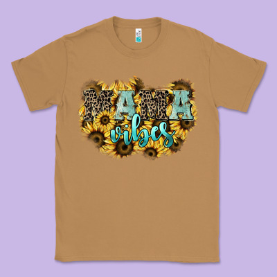 Mama Vibes Leopard Mother's Day Classic Tee Designed By Howdyjamesfarm