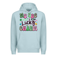 Blue Mist my dog is my lucky charm Premium Hoodie - Artiststas