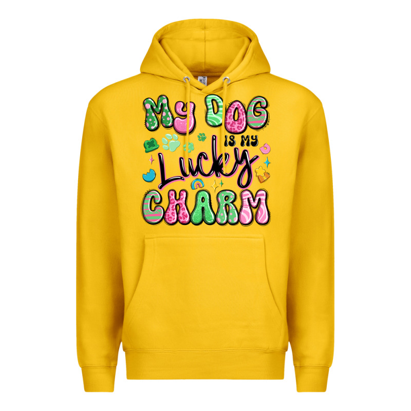 My Dog Is My Lucky Charm Premium Hoodie by Artiststas | Teevron