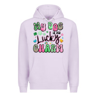 Lilac my dog is my lucky charm Premium Hoodie - Artiststas