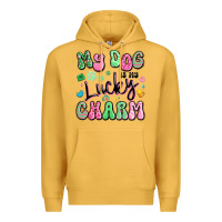 Mustard my dog is my lucky charm Premium Hoodie - Artiststas