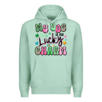 Seafoam my dog is my lucky charm Premium Hoodie - Artiststas