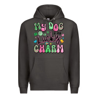 Smoke my dog is my lucky charm Premium Hoodie - Artiststas
