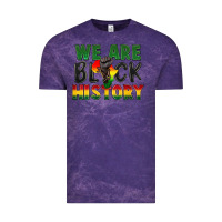 Cloud Purple we are black history Vintage Tee - FaDigitalArtStudio
