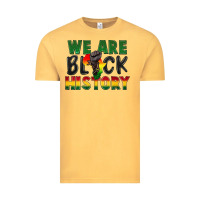 Vintage Mustard we are black history Vintage Tee - FaDigitalArtStudio