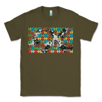 Army Green western autism  cup Classic Tee - Artiststas