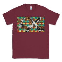 Burgundy western autism  cup Classic Tee - Artiststas
