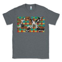 Charcoal Heather western autism  cup Classic Tee - Artiststas