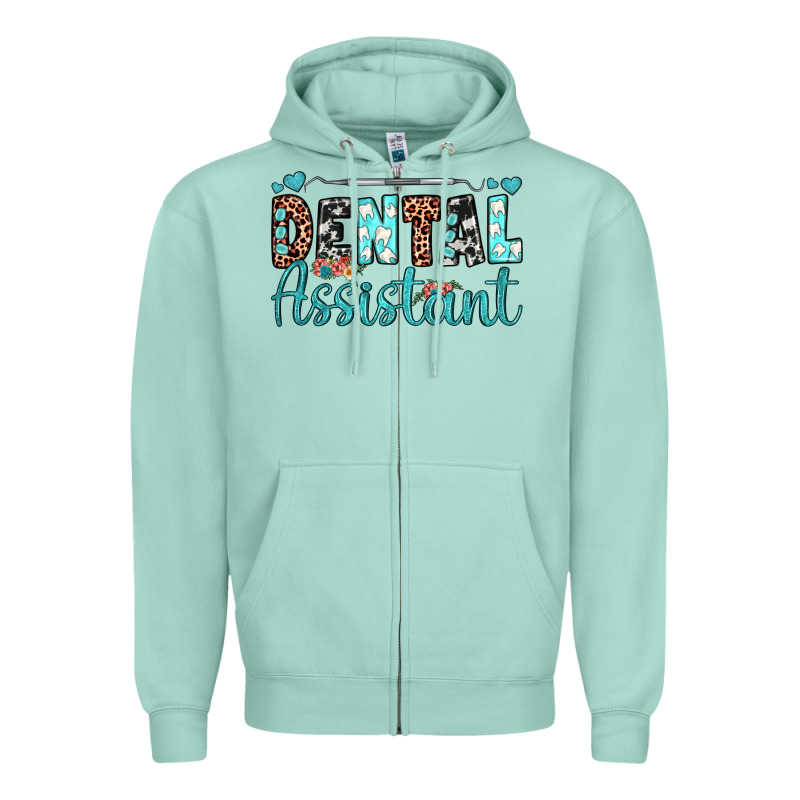 Dental Assistant Zipper Hoodie by JahusDesignShop | Teevron