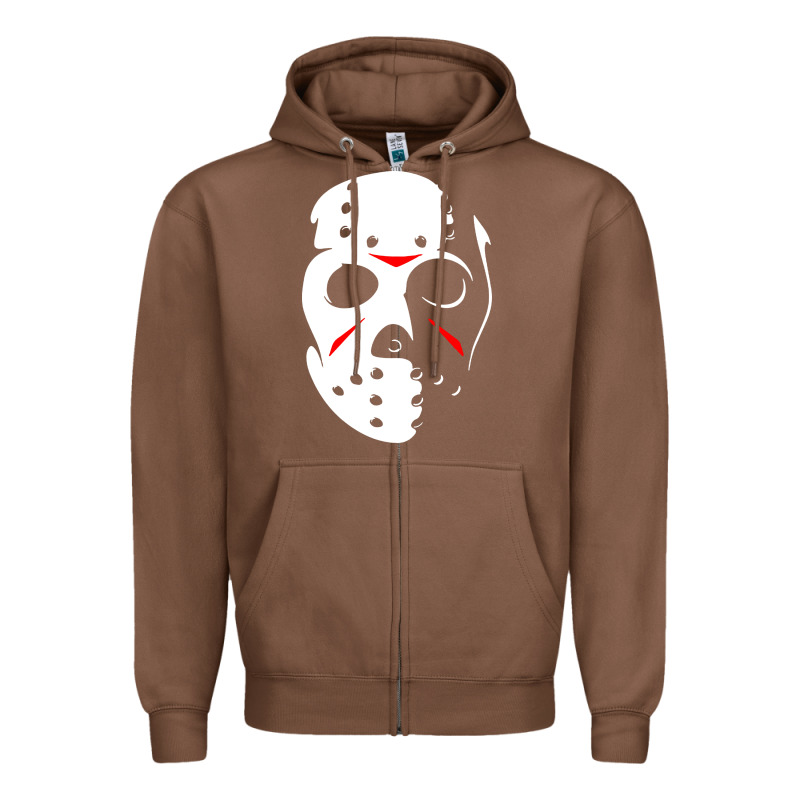 Jason Hockey Mask Halloween Zipper Hoodie by baoMotion | Teevron