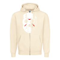 Sandshell jason hockey mask halloween Zipper Hoodie - baoMotion