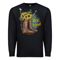 Black Bee Kind Premium Sweatshirt - JahusDesignShop