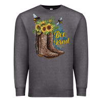 Charcoal Heather Bee Kind Premium Sweatshirt - JahusDesignShop