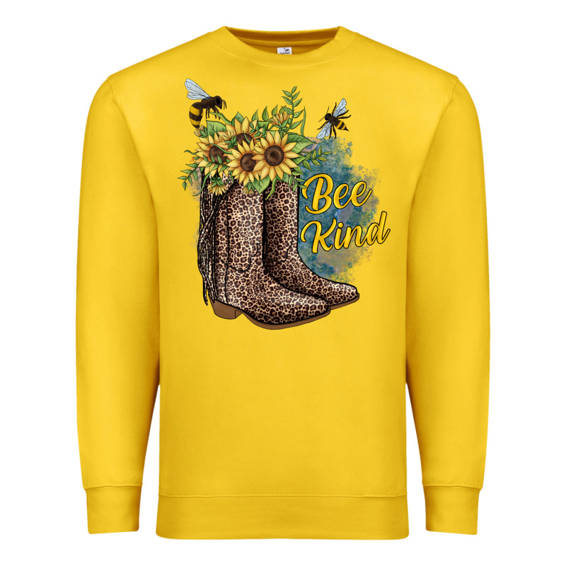 Bee Kind Premium Sweatshirt by JahusDesignShop | Teevron