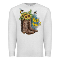 Oatmeal Heather Bee Kind Premium Sweatshirt - JahusDesignShop