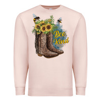 Pale Pink Bee Kind Premium Sweatshirt - JahusDesignShop