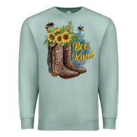 Seafoam Bee Kind Premium Sweatshirt - JahusDesignShop