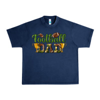 Navy football dad Urban Heavy Tee - BundleAndBundleShop