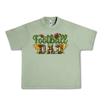 Oil Green football dad Urban Heavy Tee - BundleAndBundleShop
