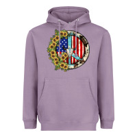 Lavender Peace sign Heavyweight Hoodie - JahusDesignShop