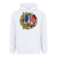White Peace sign Heavyweight Hoodie - JahusDesignShop