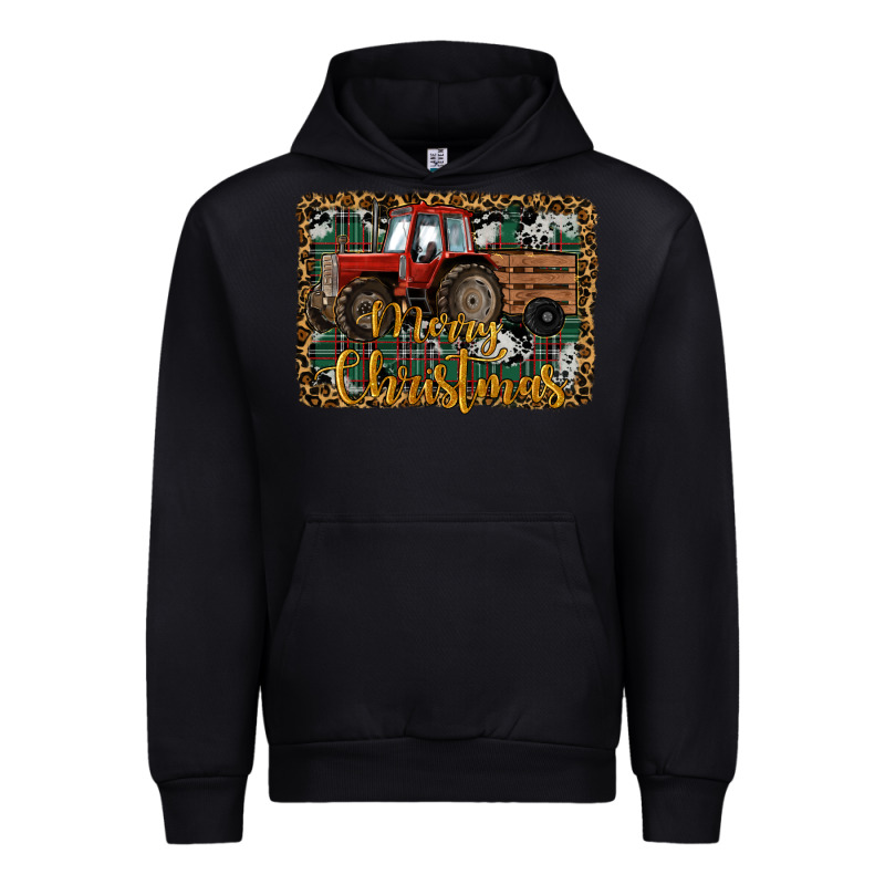 Merry Christmas Farm Tractor Urban Hoodie by RanaPortraitStore | Teevron
