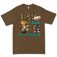 Cacao first we drink coffee then we do the things Premium Tee - OliviaCreatesArt