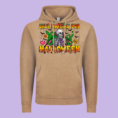 Just Mating For Halloween Vintage Hoodie Designed By Cowhidedigitalart