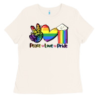Peace Love Pride Ladies Tee | Teevron