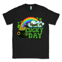 Black Have a lucky day Classic Tee - CowGirlArtShop